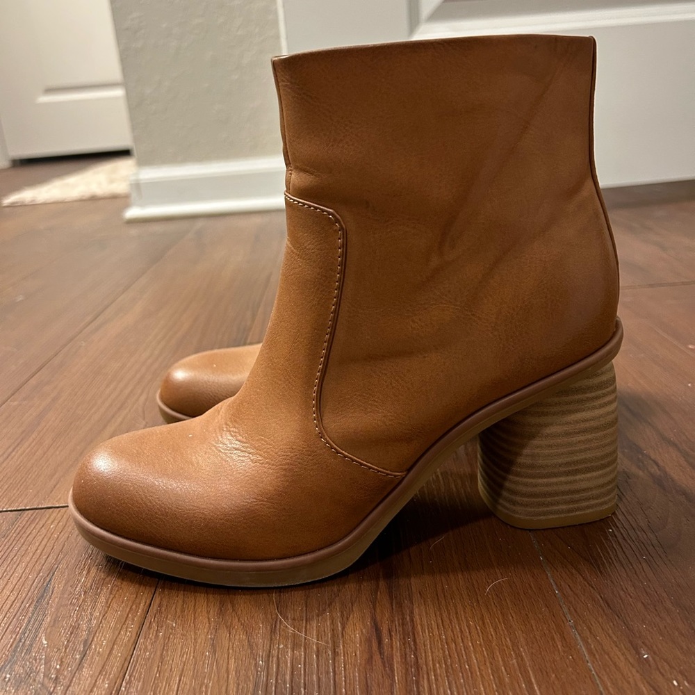 Korks Brown Booties - Like New